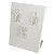 Conjunto Banhado a Prata (Brinco e Pingente) Elegante Liso Com Zircônias Bijou Art - Imagem 4
