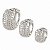 Brinco De Argola Banhado a Prata Com Mini Zircônias Bijou Art - Imagem 7
