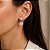 Brinco Banhado a Ouro Ponto De Luz Modelo Virginia Bijou Art - Imagem 2