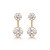 Brinco Banhado a Ouro Ponto De Luz Modelo Virginia Bijou Art - Imagem 5