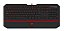 Teclado gamer Redragon Karura K502 QWERTY português Brasil cor preto e vermelho com luz de 7 cores - Imagem 1