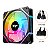 Cooler para Gabinete Aigo AM12 Pro - Preto/RGB (5 Unidades) - Imagem 1