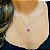 Colar de Prata Heart Princess Rubi Cravejado - Imagem 2