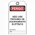 Etiqueta de Perigo - Não use próximo de equipamento eletrico - Imagem 1
