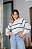 Blusa Gaby Listras de Tricô Manga Bufante - Imagem 6