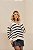 Suéter Feminino Gola Polo Oversized Trico Modal - Imagem 9