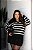 Suéter Feminino Gola Polo Oversized Trico Modal - Imagem 2