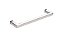 Porta Toalha Toalheiro de Rosto Banheiro 25cm em Aço Inox Polido Linha Larissa  Stainless - Imagem 1