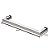 Porta Toalha Toalheiro de Rosto Banheiro 25cm em Aço Inox Polido Linha Larissa  Stainless - Imagem 8