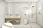 Toalheiro de Banho Banheiro Duplo 60cm em Aço Inox Dourado Linha Larissa  Stainless - Imagem 2