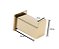 Cabide/Gancho de Parede Banheiro 4,5cm em Aço Inox Dourado Linha Larissa Stainless - Imagem 2