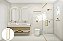 Puxador Duplo para Box Banheiro de 30cm em Aço Inox Dourado Brilhante Linha Larissa  Stainless - Imagem 2