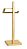 Toalheiro Vertical de bancada Porta Toalha 33cm de altura Aço Inox Dourado Brilhante  Stainless - Imagem 9
