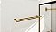 Porta Toalha Banho Banheiro Duplo 60cm em Aço Inox Dourado Linha Tessália Stainless - Imagem 3