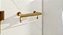 Porta Sabonete Saboneteira Banheiro em Aço Inox Dourado Linha Tessália Stainless - Imagem 3