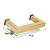 Kit Acessórios Para Banheiro com 7 Peças em Aço Inox Dourado Linha Larissa Stainless - Imagem 9