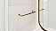 Kit de Acessórios Para Banheiro com 6 Peças em Aço Inox Dourado Brilhante Linha Tessália  Stainless - Imagem 2