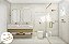 Kit de Acessórios Para Banheiro com 4 Peças em Aço Inox Dourado Linha Larissa  Stainless - Imagem 3