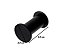 Kit Acessórios Para Banheiro com 4 Peças em Aço Inox Black Matte Preto Fosco com toalheiro duplo Stainless - Imagem 4
