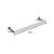 Kit Acessórios Para Banheiro com 4 Peças em Aço Inox Polido Linha Larissa com toalheiro duplo Stainless - Imagem 7