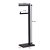 Papeleira Vertical Piso 1 Rolo Porta Papel Higiênico 50cm Banheiro Aço Inox Black Matte  Stainless - Imagem 5
