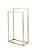 Kit Acessorios para Banheiro com 3 Peças em Aço Inox Dourado Brilhante Linha Larissa com Toalheiro de Piso Stainless - Imagem 6
