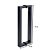 Puxador Duplo para Box Banheiro 30cm em Aço Inox Preto Fosco Texturizado Stainless - Imagem 2