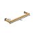 Kit Acessórios Para Banheiro com 7 Peças com Toalheiro Duplo em Aço Inox Dourado Linha Larissa Stainless - Imagem 11