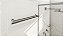 Porta Toalha Banho Banheiro Duplo 60cm em Aço Inox Polido Brilhante Linha Larissa Stainless - Imagem 3