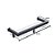 Kit de Acessórios Para Banheiro com 7 Peças em Aço Inox Black Matte Preto Fosco  Stainless - Imagem 12