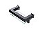 Kit Acessórios Para Banheiro com 6 Peças em Aço Inox Black Matte Preto Fosco Linha Larissa Stainless - Imagem 9