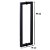 Puxador Duplo para Box Banheiro 30cm em Aço Inox Black Matte Preto Fosco  Stainless - Imagem 7