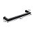 Porta Toalha Banho de Banheiro 35cm em Aço Inox Preto Linha Larissa Stainless - Imagem 5
