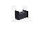 Cabide de Parede Banheiro 4,5cm em Aço Inox Black Matte Preto Fosco  Stainless - Imagem 1