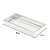 Bandeja Pequena Decorativa para banheiro 12x25cm em Aço Inox Polido Linha Larissa Stainless - Imagem 2