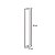 Puxador Duplo para Vidro e Madeira 60cm em Aço Inox Polido Brilhante  Stainless - Imagem 2