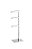 Papeleira Vertical Piso 2 Rolos Porta Papel Higiênico 50cm Banheiro Aço Inox Polido Brilhante Linha Larissa - Imagem 1