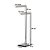 Toalheiro Duplo Pia Bancada Lavabo Porta Toalhas 32cm Banheiro Aço Inox Polido Linha Larissa  Stainless - Imagem 6