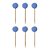 Azul Ceu - Topper Pompom (6 und) - Imagem 1