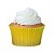 Amarelo - Forminha Cupcake (45 und) - Imagem 1