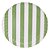 Listra Verde Oliva - Prato de Papel G 18cm (5 und) - Imagem 1
