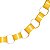 Amarelo Quindim - Guirlanda Corrente (45 elos) - Imagem 2