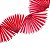 Vermelho Listra - Guirlanda Leque - Imagem 2