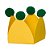Verde e Amarelo Copa - Forminha de doce Pompom (20und) - Imagem 2