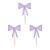 Lilas - Topper Laço (3 und) - Imagem 1