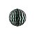 Verde Menta e Preto Listra - Globo P - Imagem 1