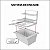 Suporte L Completo com Grelhas Aramada 60x40cm Inox 304 - Imagem 5
