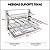 Suporte L Completo com Grelhas Aramada 70x40cm Inox 430 - Imagem 3