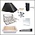 Kit Churrasqueira Gourmet Completa para Apartamento - 2 Águas Preta - Imagem 1