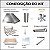 Kit Churrasqueira Gourmet Completa para Apartamento - 2 Águas Inox 430 - Imagem 4